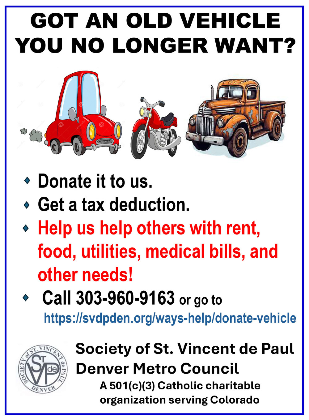 Vehicle Donation Ad 5 29 24